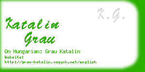 katalin grau business card